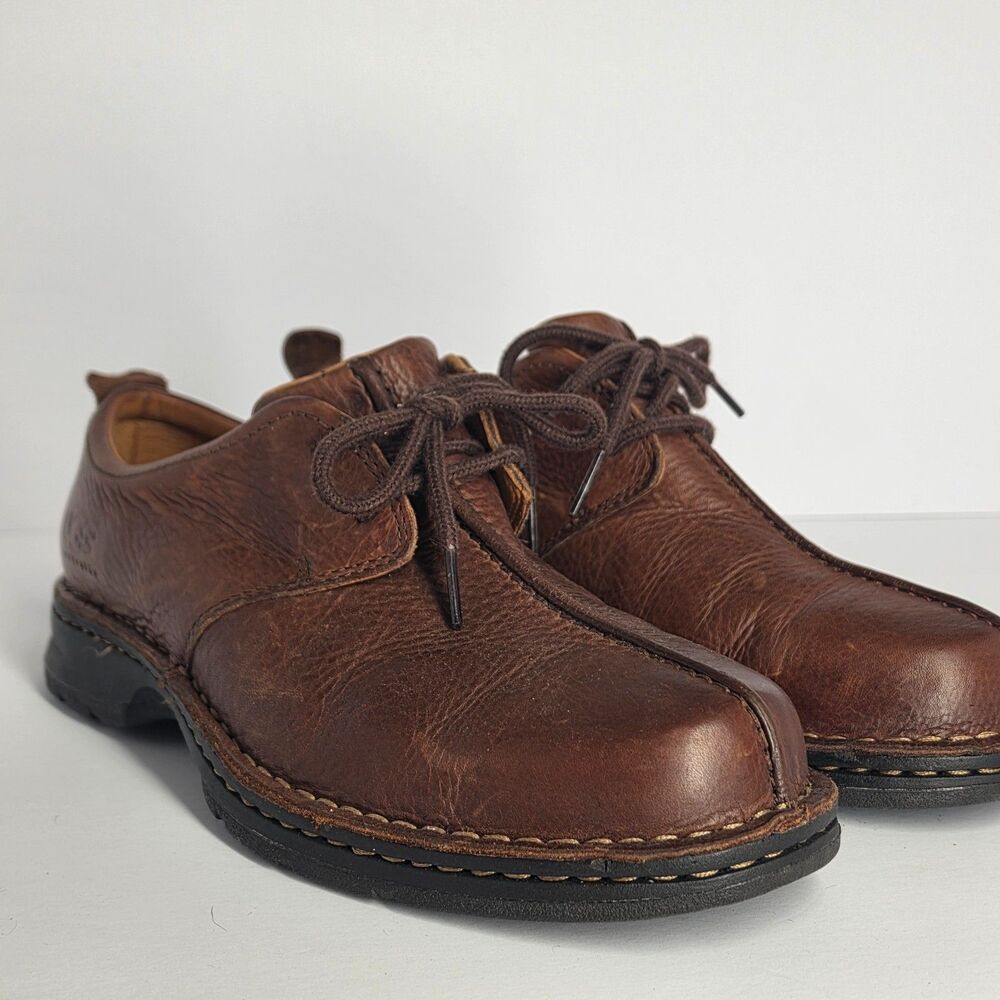 UGG Australia Men's 8.5 Brown Leather Lace-Up Casual Shoes S/N 5527
